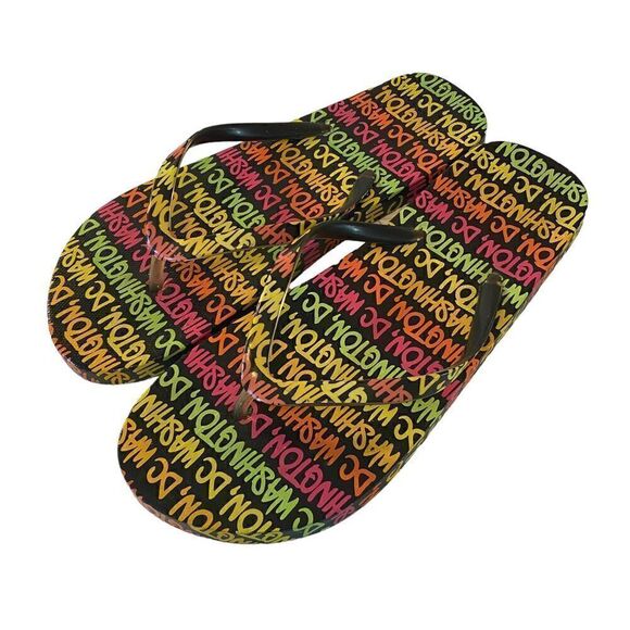 Awesome Washington DC Flip Flops in EUC. - Picture 2 of 8